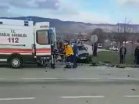 Bursa'da kaza:1 ölü,1 yaralı