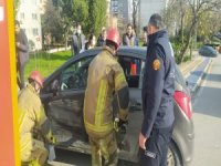 Bursa'da kaza:2 kişi yaralandı