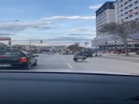 Bursa trafiğinde tehlikeli yolculuk