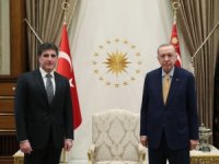 Erdoğan, Barzani'yi ağırladı