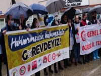 Bursa'da hekimler greve çıktı
