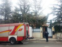 Büyükelçilikte yangın paniği
