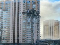 Kiev’de binaya bomba düştü