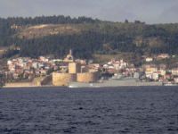 Rus savaş gemisi, Çanakkale Boğazı'nda