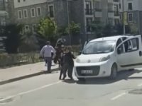 Bursa'da yol verme kavgası