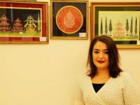 Süsleme sanatı ‘kaat’ı eserleri sergileniyor