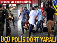 İstanbul'da polise saldırı: 4 yaralı!