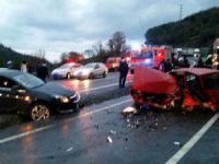 Zonguldak'ta kaza: 1 ölü, 5 yaralı