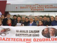 Gazeteciler gününde Silivri’ye destek çıkarması