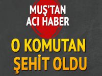 Jandarma komutanı şehit oldu