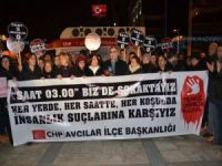 Avcılar'da saat 03.00'te 'tecavüz' protestosu