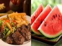 En çok et ve karpuz yedik