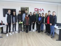 Öğrenciler İHA ve DHA'yı Ziyaret Etti