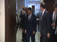 Çavuşoğlu ile Mubarak'tan ortak toplantı