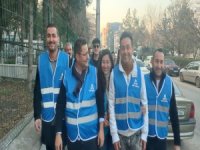 Bursa'da mavi yelekliler etkinliği
