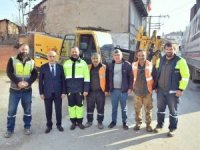 Bursa'da altyapı çalışmaları sürüyor