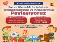 Bursa'da oyuncak kampanyası