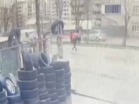 Bursa’da kaza anı kamerada