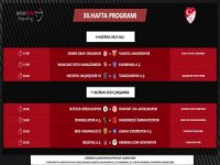 Süper Lig son hafta programı açıklandı