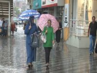 Bursa'da yağışlar etkili oldu