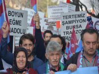 Bursa'da federasyon protestosu