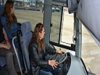 Bursa’nın ilk ve tek kadın otobüs şoförü