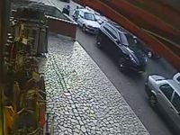 Unutulan çantanın çalınması kameraya yansıdı