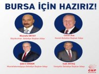 CHP, Bursa ilçe adaylarını açıkladı