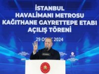 Erdoğan, metro hattı açılışında konuştu