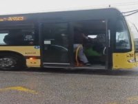 Bursa’da yolcu otobüsünde kavga