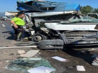 Bursa'da kamyonet kazası