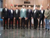 Bursaspor, Başsavcı Solmaz'ı ziyaret etti