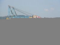 Dev platform gemi Çanakkale Boğazı'ndan geçti