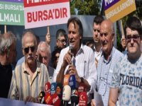 Bursa'da Merinos protestosu