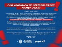 BURULAŞ'tan dolandıcılık uyarısı