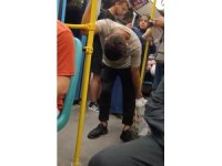 Metroda korku saçtı