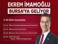 Ekrem İmamoğlu Bursa'ya geliyor