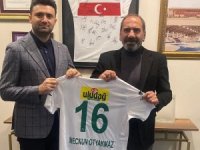 Bursaspor Başkanı Enes Çelik’ten TFF’ye ziyaret