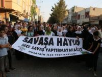 Nusaybin'de ’Savaşa hayır’ yürüyüşü düzenlendi