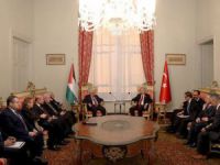 Cumhurbaşkanı Erdoğan,Mahmud  Abbas ile görüştü