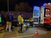 Bursa'da motosikletiyle bariyerlere çarptı! Yaşam savaşı veriyor