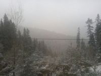 Ilgaz’a kar yağdı