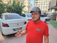 Otomobil sürücüsüne ‘kask' cezası