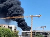 Balat'ta yangın! Daire küle döndü...