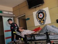 Kolunu makineye kaptıran işçi yaralandı
