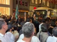 Leman dergisi önünde protesto