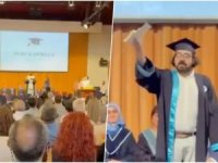Diplomasını yırtan öğrenci gözaltına alındı