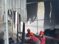 İhracat deposu külde döndü