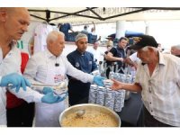 Gürsu’da aşure kazanları birlik için kaynadı