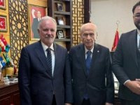 HDP'li Ayhan Bilgen Bahçeli'yi ziyaret etti